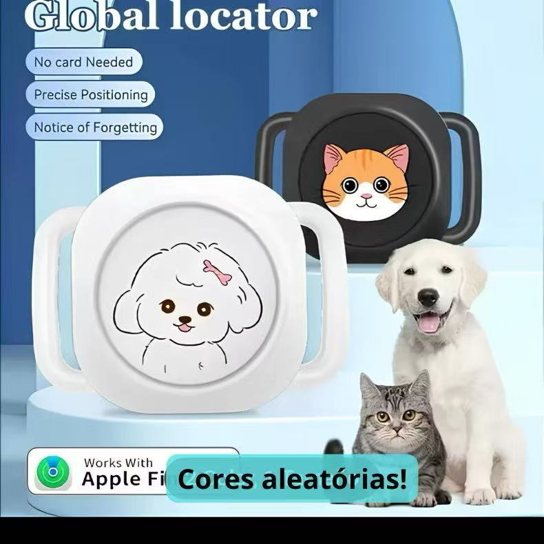 Localizador GPS Rastreador para Pets Anti-Perda Monitora por Aplicativo