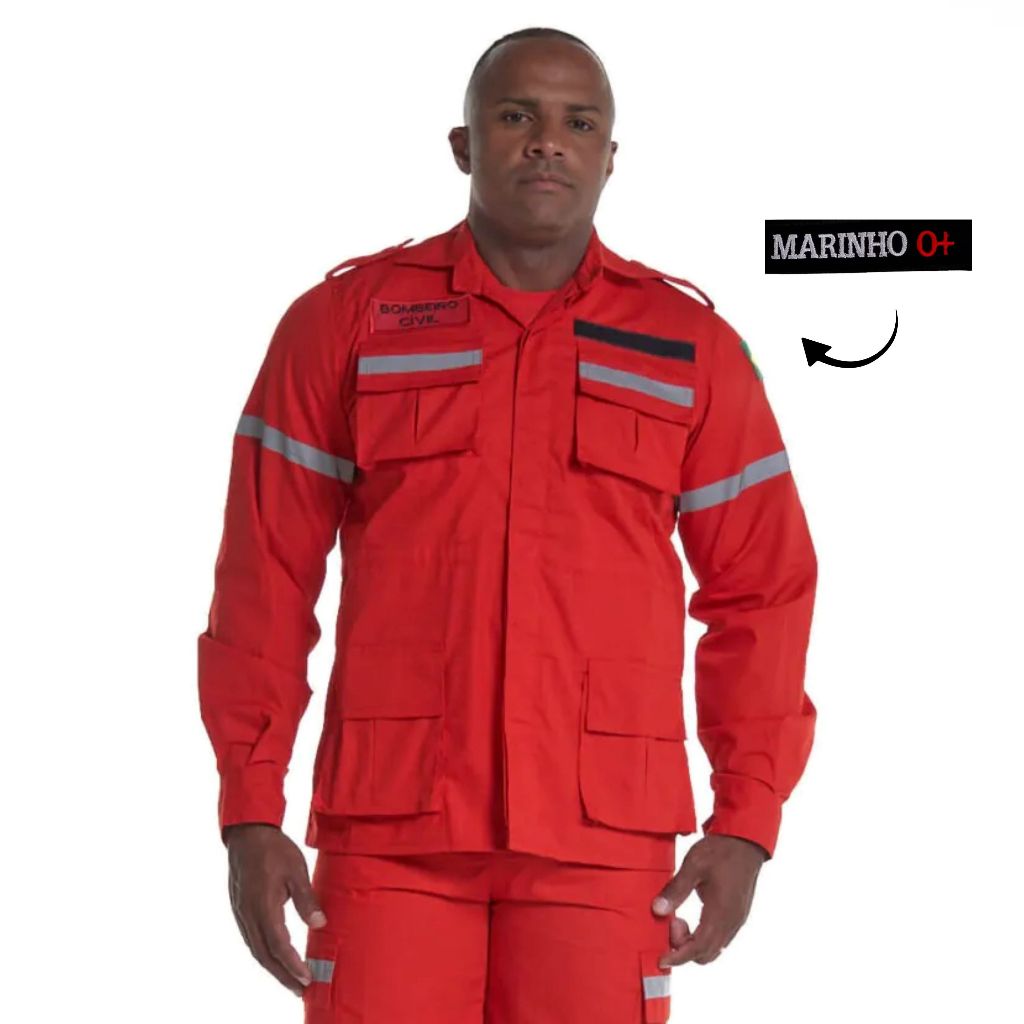 Gandola Vermelha Bordada + Tarjeta Q.R.A - C/ Refletivos em Oferta na Shopee