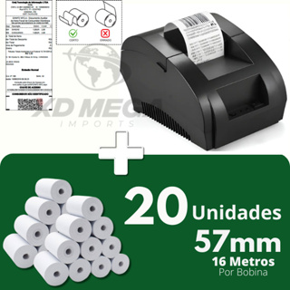 Impressora Termica Cupom Nao Fiscal 58mm Pc Bivolt - Pronta entrega em Oferta na Shopee