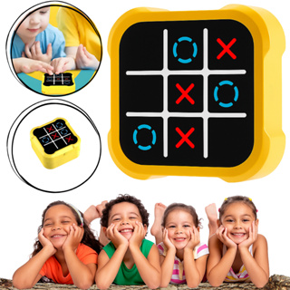 Jogo Da Velha Digital 3 Em 1 Compacto E Portátil Console Jogo da Memória Eletrônico Infantil em Oferta na Shopee