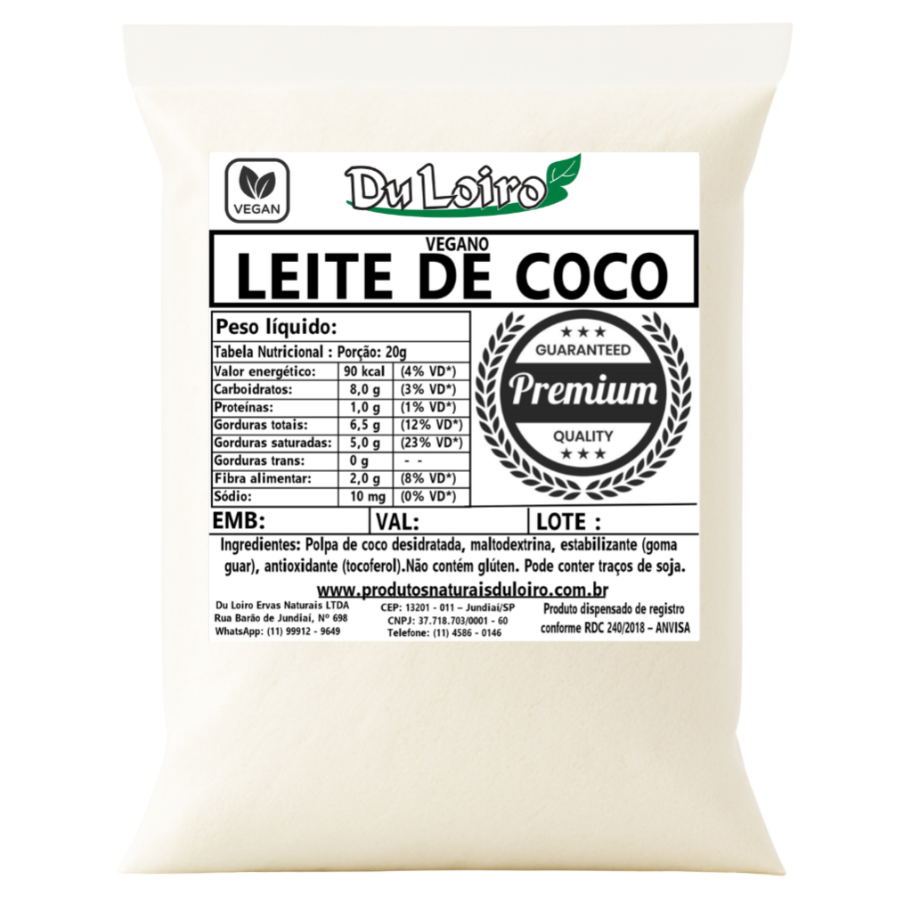 Leite de Coco Vegano Premium – Natural e Cremoso