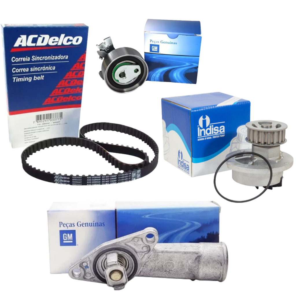 Kit Correia Tensor Válvula Bomba D'água Corsa Cobalt Montana 1.8 8v em Oferta na Shopee