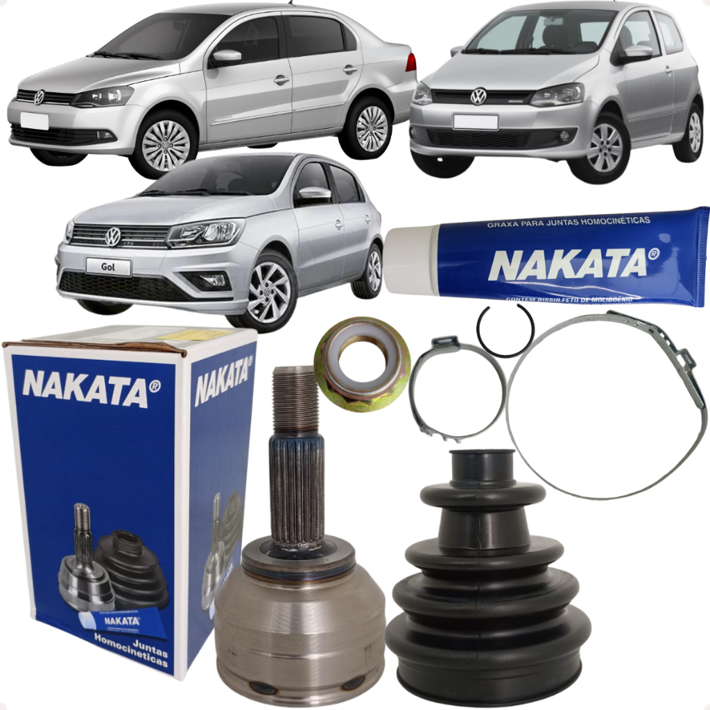 Junta Ponteira Homocinética Roda Gol G5 G6 G7 G8 Fox Voyage 1.0 2010 a 2023
