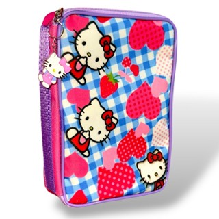 ESTOJO BOX HELLO KITTY 100 PENS ESTOJO GRANDE HELLO KITTY ORGANIZAADOR INFANTIL ESCOLAR MENINA em Oferta na Shopee