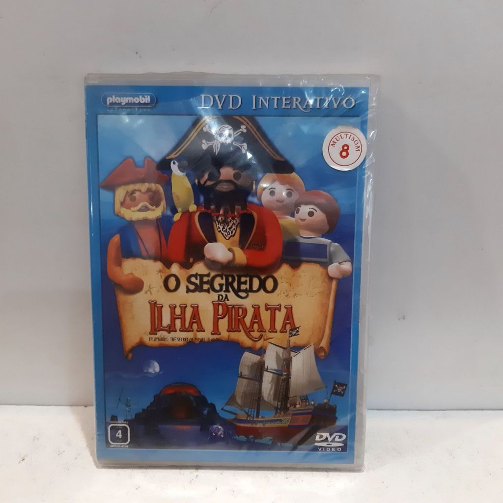 DVD Original - O Segredo da Ilha Pirata