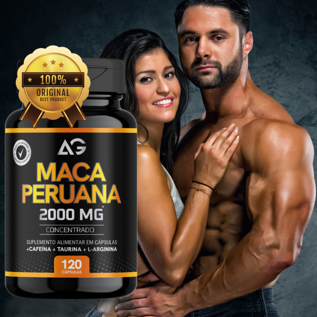 Suplemento M. Peruana Concentrada Original 120 Cápsulas 2000mg Qualidade Premium