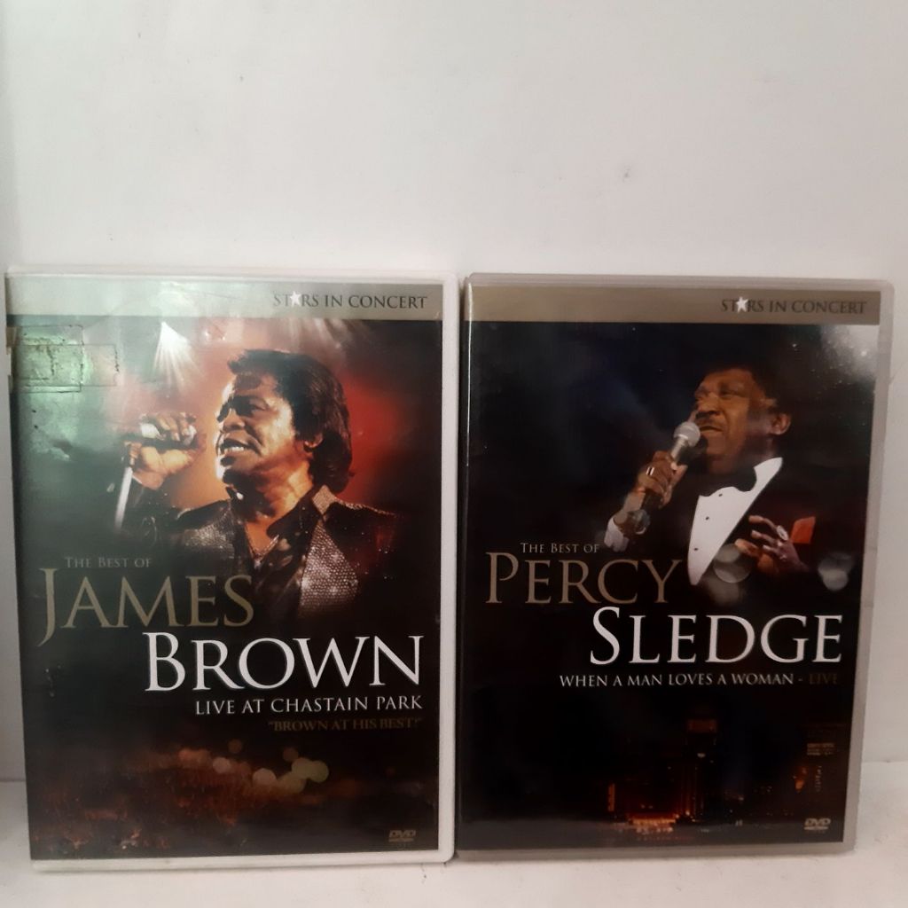 DVD Original - James Brown e Percy Sledge