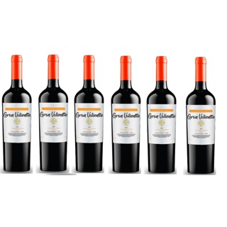 Kit 06 und Vinho Chileno Fino Seco Gran Valientte Red Blend Cabernet Sauvgnion/Merlot 750 ml em Oferta na Shopee