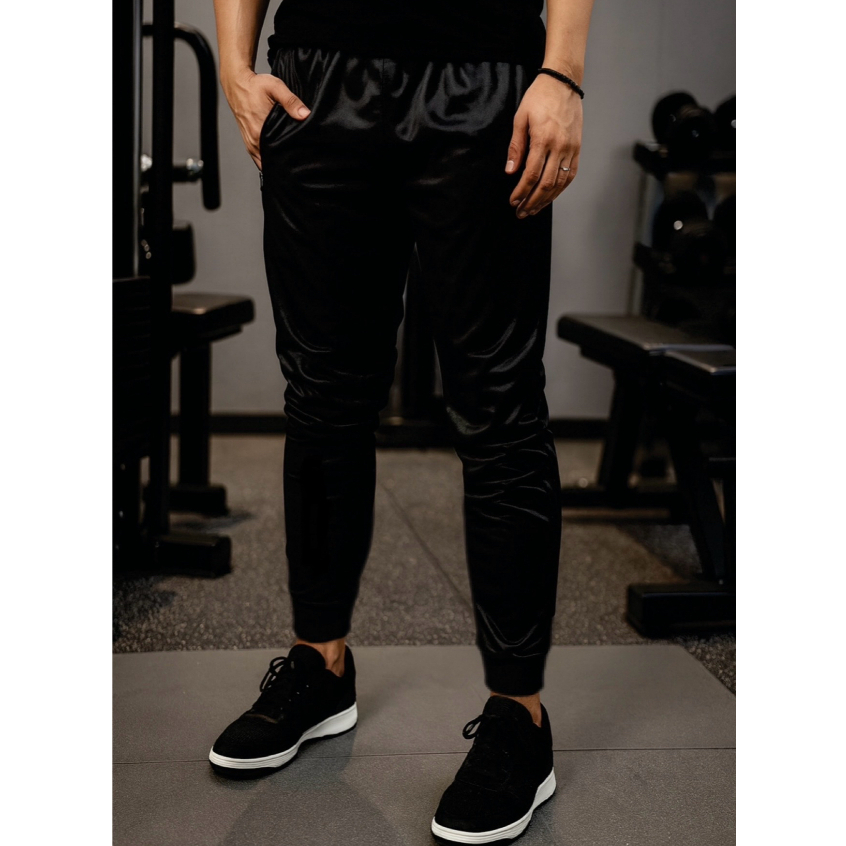 Calça de Agasalho Refletiva Esportiva Skinny Casual Academia e Corrida com Punho