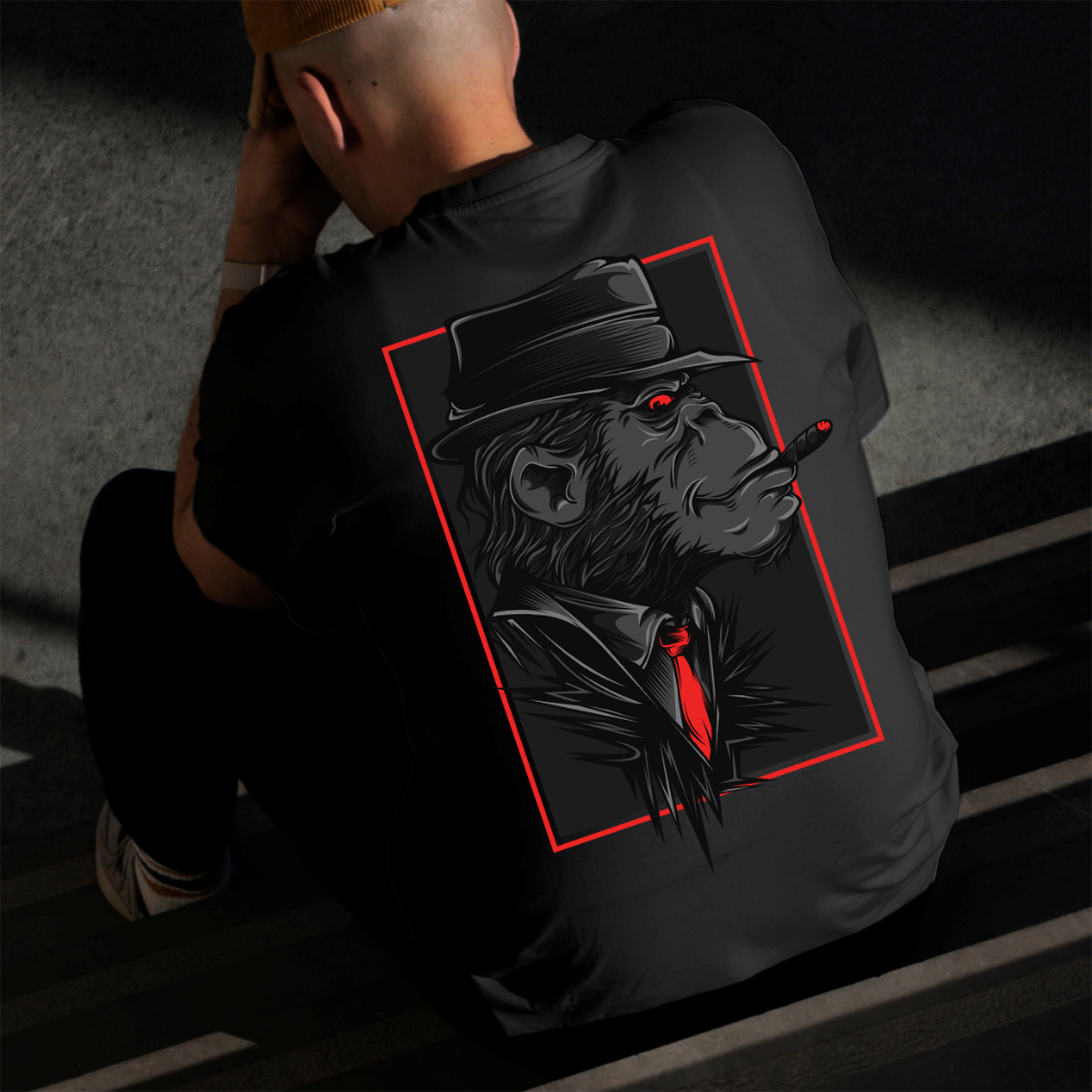 Camiseta Masculina Estampada Magnata 100% Algodão Estilo Conforto Diário Do Tamanho P ao GG