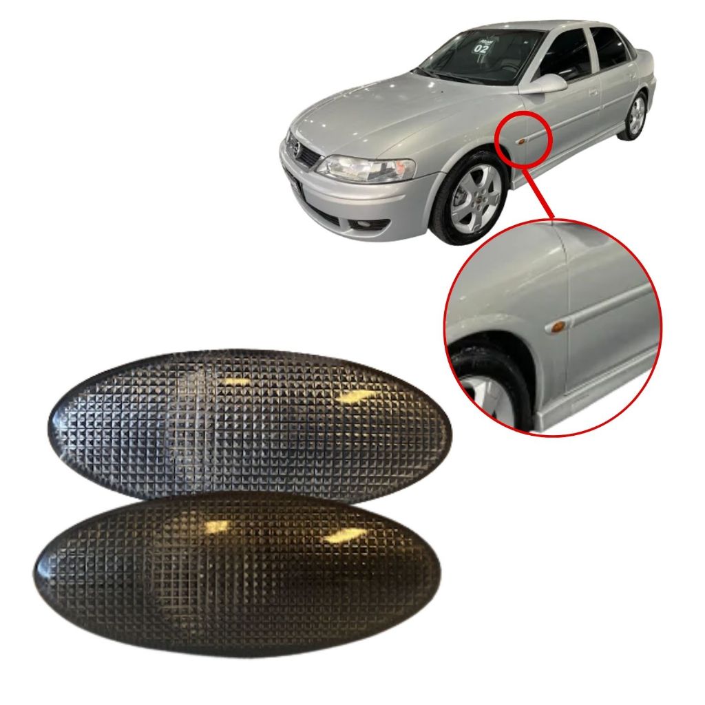 Lanterna Lateral do Vectra 1994 a 2005 (Acrilico) – Com ou Sem soquete em Oferta na Shopee