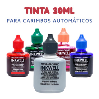 Tinta para Carimbos Automáticos e Almofadas em Oferta na Shopee