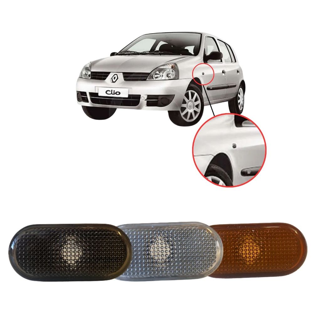 Lanterna Lateral Pisca do Clio Megane Master Duster Scenic Com ou Sem soquete