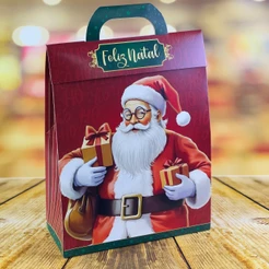 10 MALETA DE NATAL VERTICAL 19X8,5X24,5 - 5742 (NATAL 2025 IDEIA) (CHOCO)