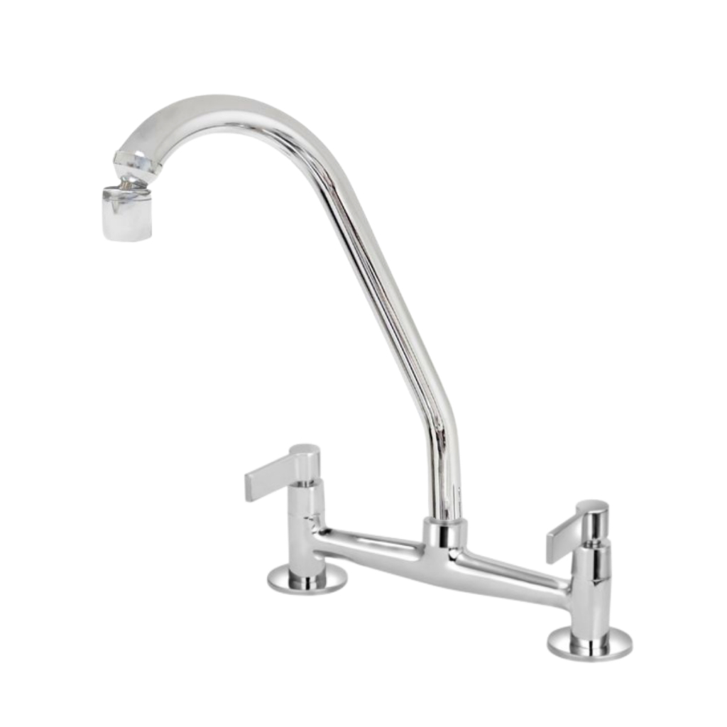 Torneira Cozinha Com Misturador Bica Móvel C/ Arejador Articulador 1/4 de Volta c65