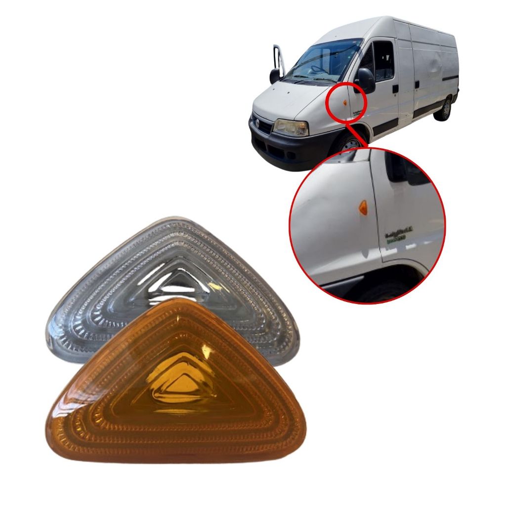 Lanterna lateral Ducato 2006 a 2017 (Acrilico) – Ambar ou Cristal