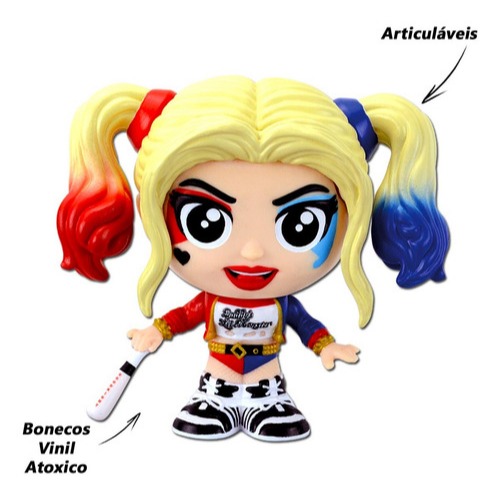 Fandom Box Alerquina Boneca Arlequina Liga Da Justiça Dc Fandom Box 044 - Lider