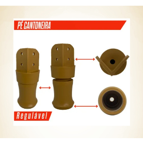 pé guarda roupas, roupeiro regulavel top da linha , kit 4/8 Cinamomo, branco, marrom.