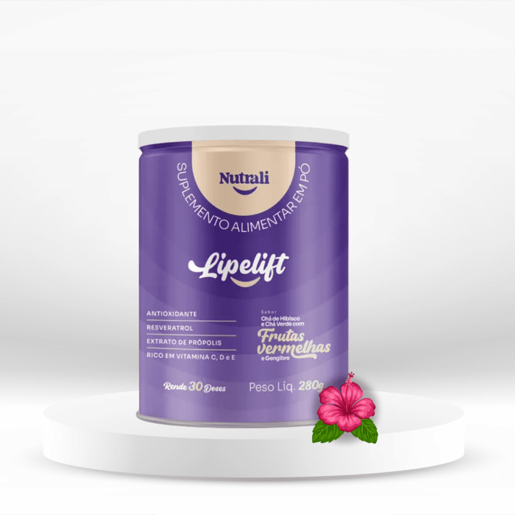 Pó Nutrali Lipelift com Hibisco e Gengibre