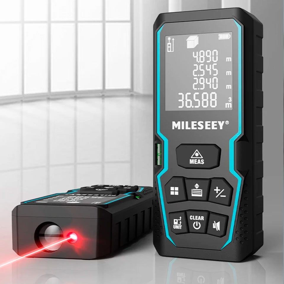 Trena Laser de Alta Precisão 40m S6 Nível e Pilhas Milessey