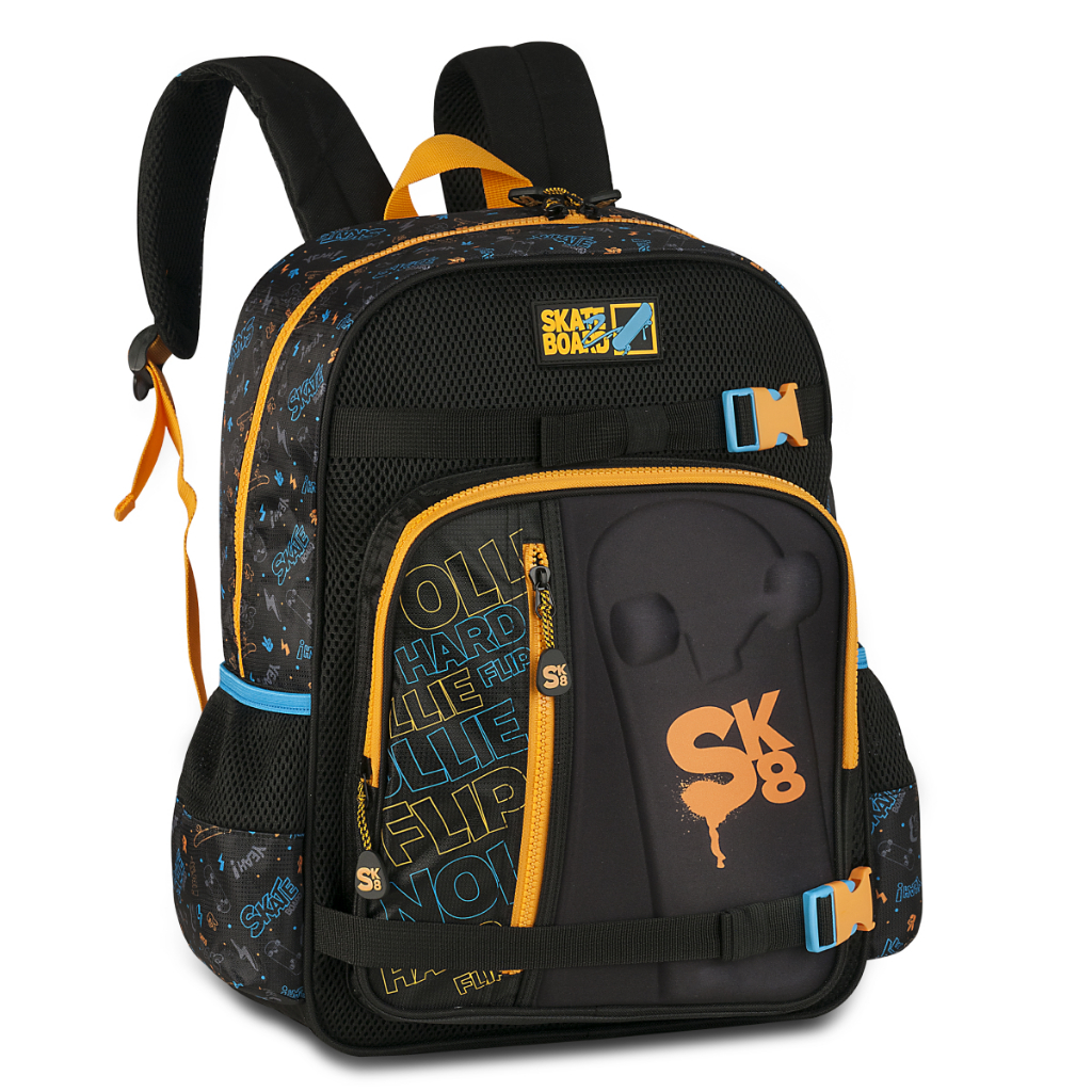 Mochila de Costas Infantil Skate Board Escolar com Alças Reguláveis Clio em Oferta na Shopee