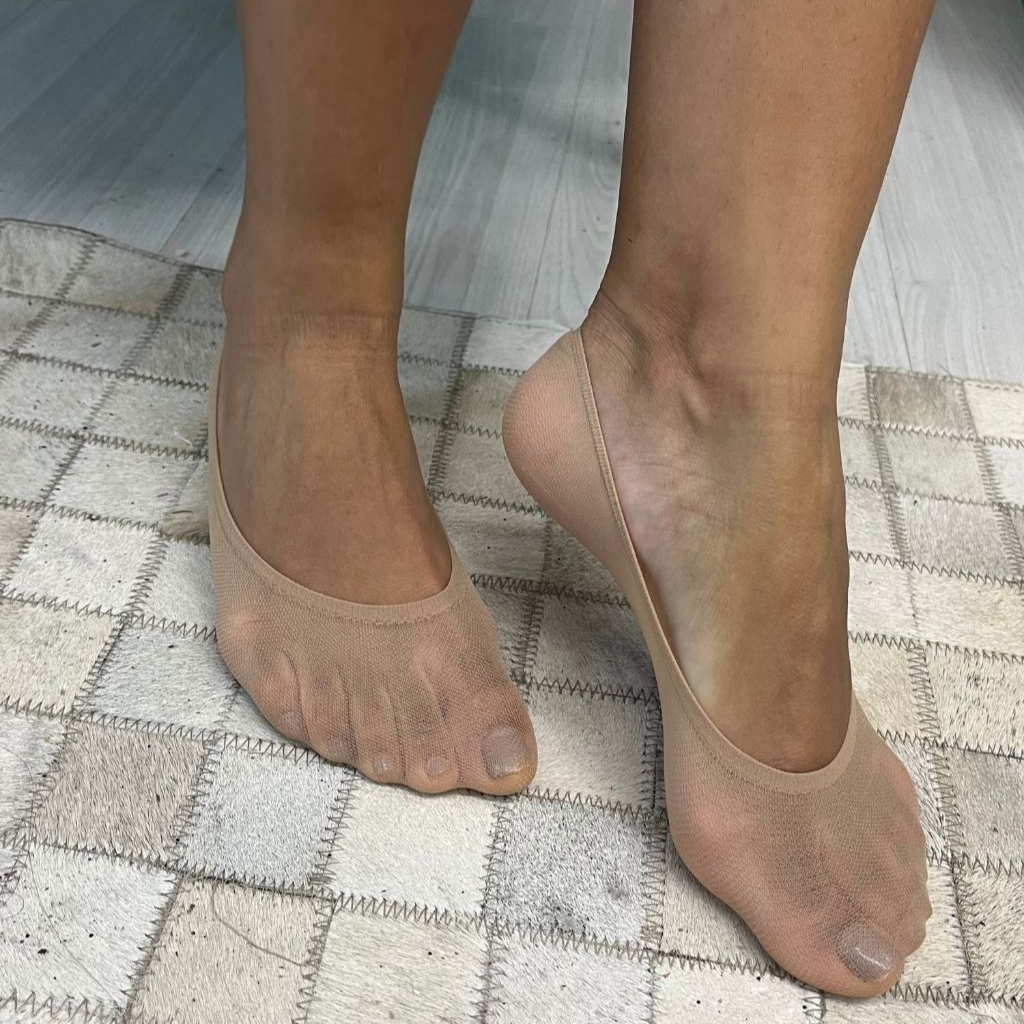 Kit 2 e 6 Meias Invisível com Silicone no calcanhar em Oferta na Shopee
