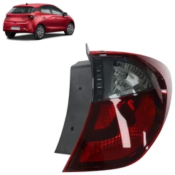 Lanterna Traseira Hb20 Hatch 2020 2021 2022 Fumê Bicolor Canto Lente Lisa Acrilico