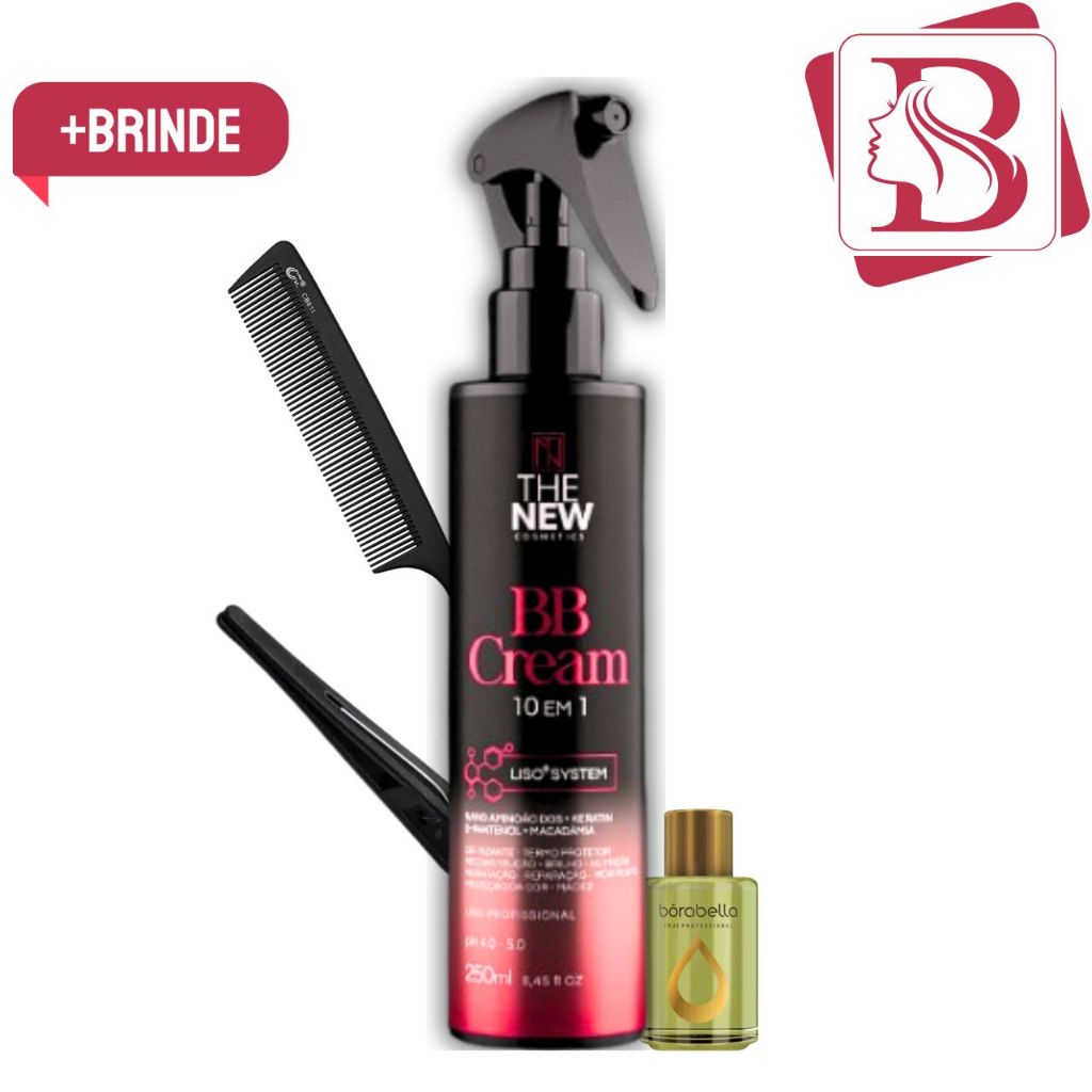 Finalizador Termo Protetor 10 em 1 BB Cream 240ml THE NEW