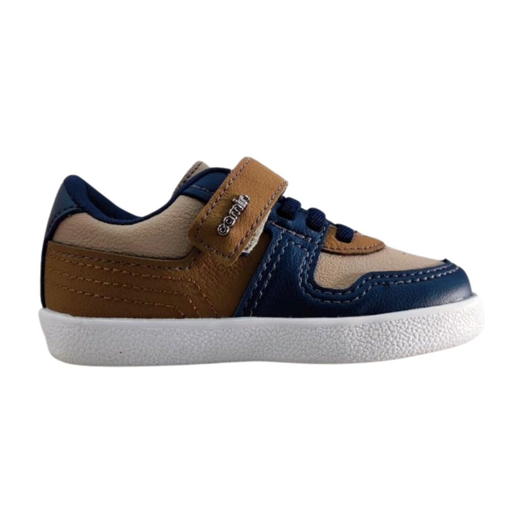 Tênis Casual Camin Casual Infantil Menino Velcro 2597