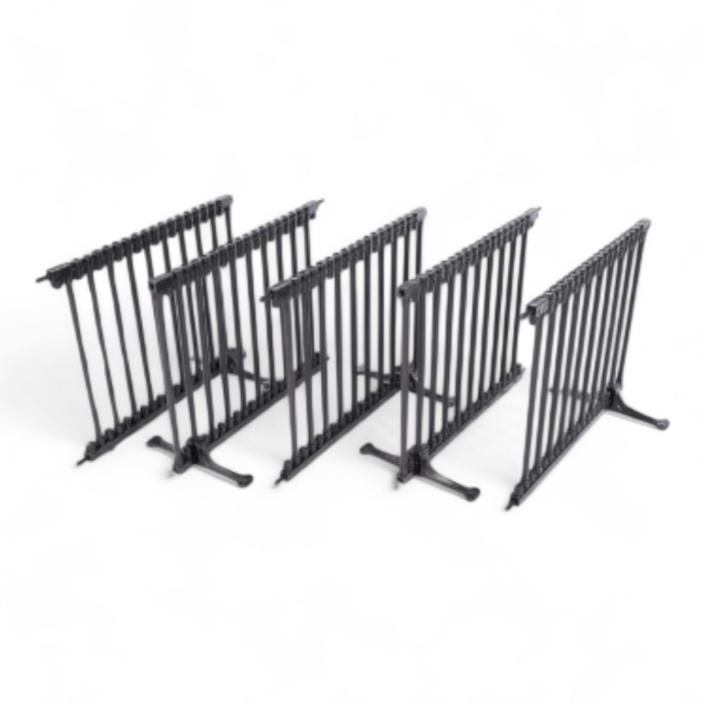 Cercado Jardim Piscina 4 Metros | PVC Atóxico, Preto |Grades com Espaçamento 5 cm | Altura 80 cm Seguro e Resistente