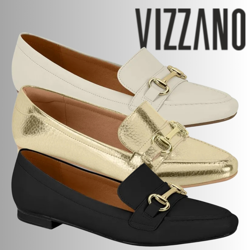 Mocassim Vizzano Bico Fino Casual Feminino Conforto Macio | Lançamento! | Original Vizzano!