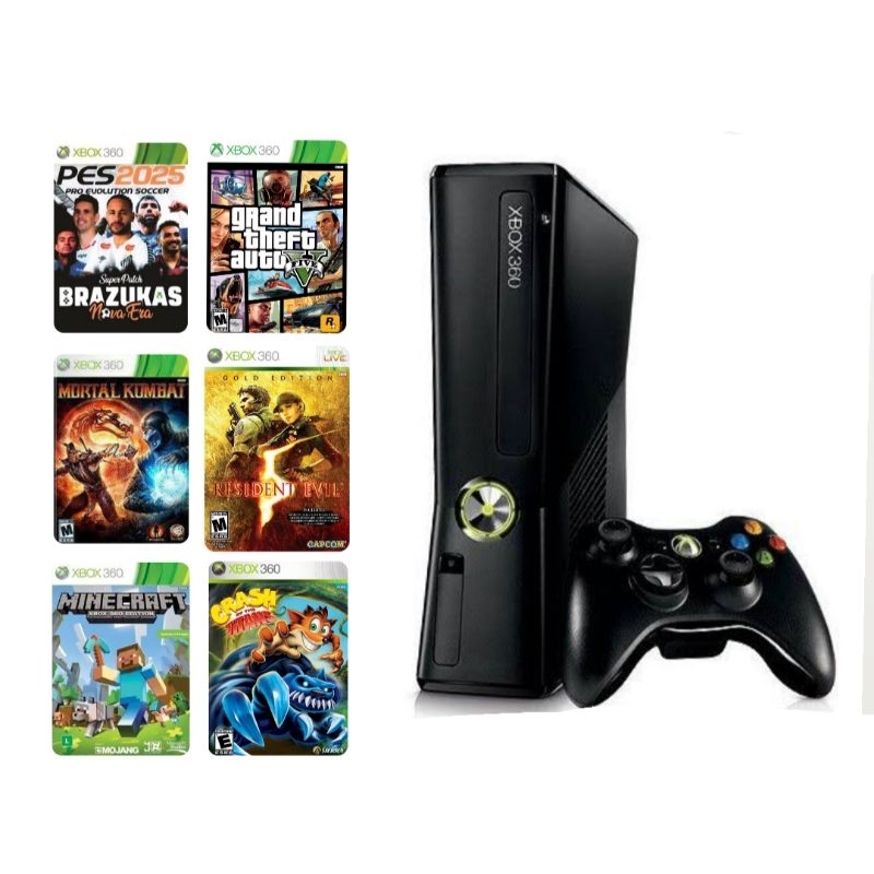 Microsoft Xbox 360 Slim Completo