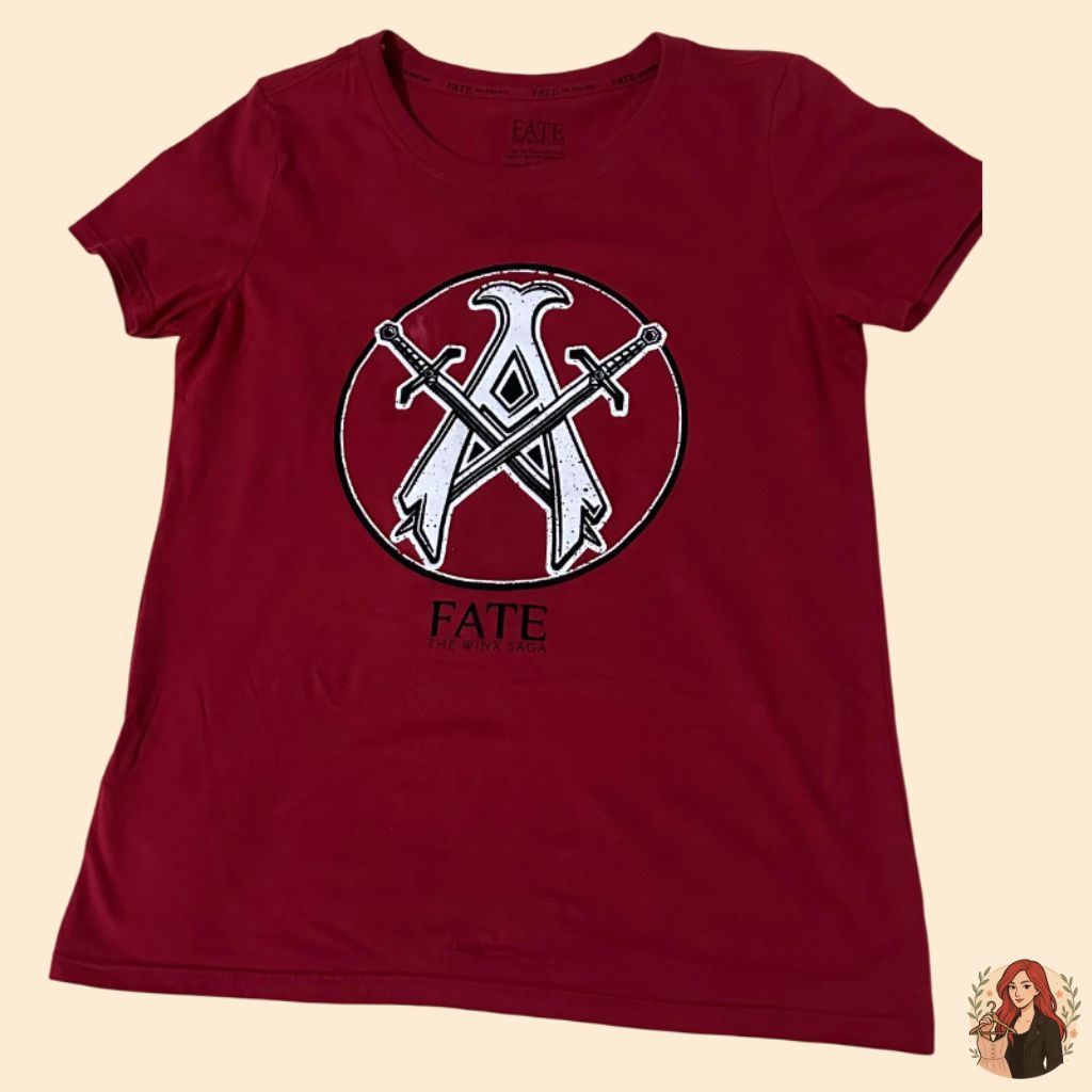 Camiseta Fate The Winx Saga vermelha |Tamanho PP - Brechó / Desapego