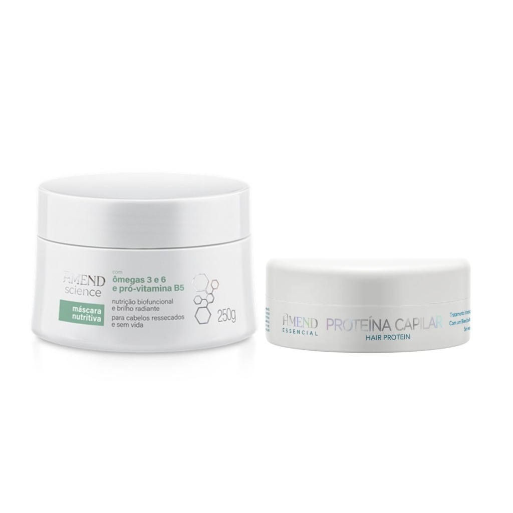 Amend Kit Science Máscaras Nutritiva + Proteína Capilar 100g