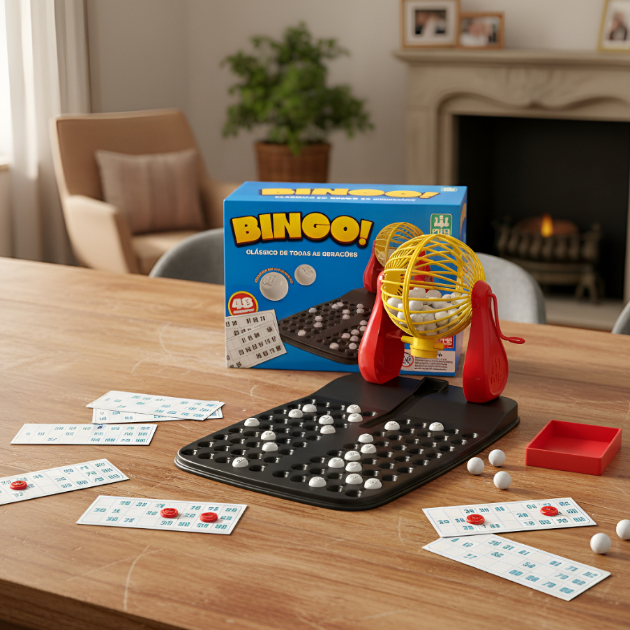 Jogo De Bingo Infantil Com 48 Cartelas 1000 - Nig Brinquedos