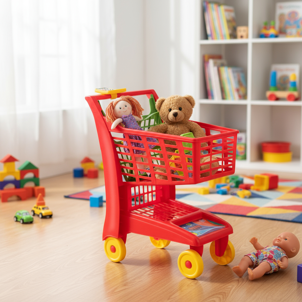 Carrinho Compras Supermercado Infantil 872 - Magic Toys