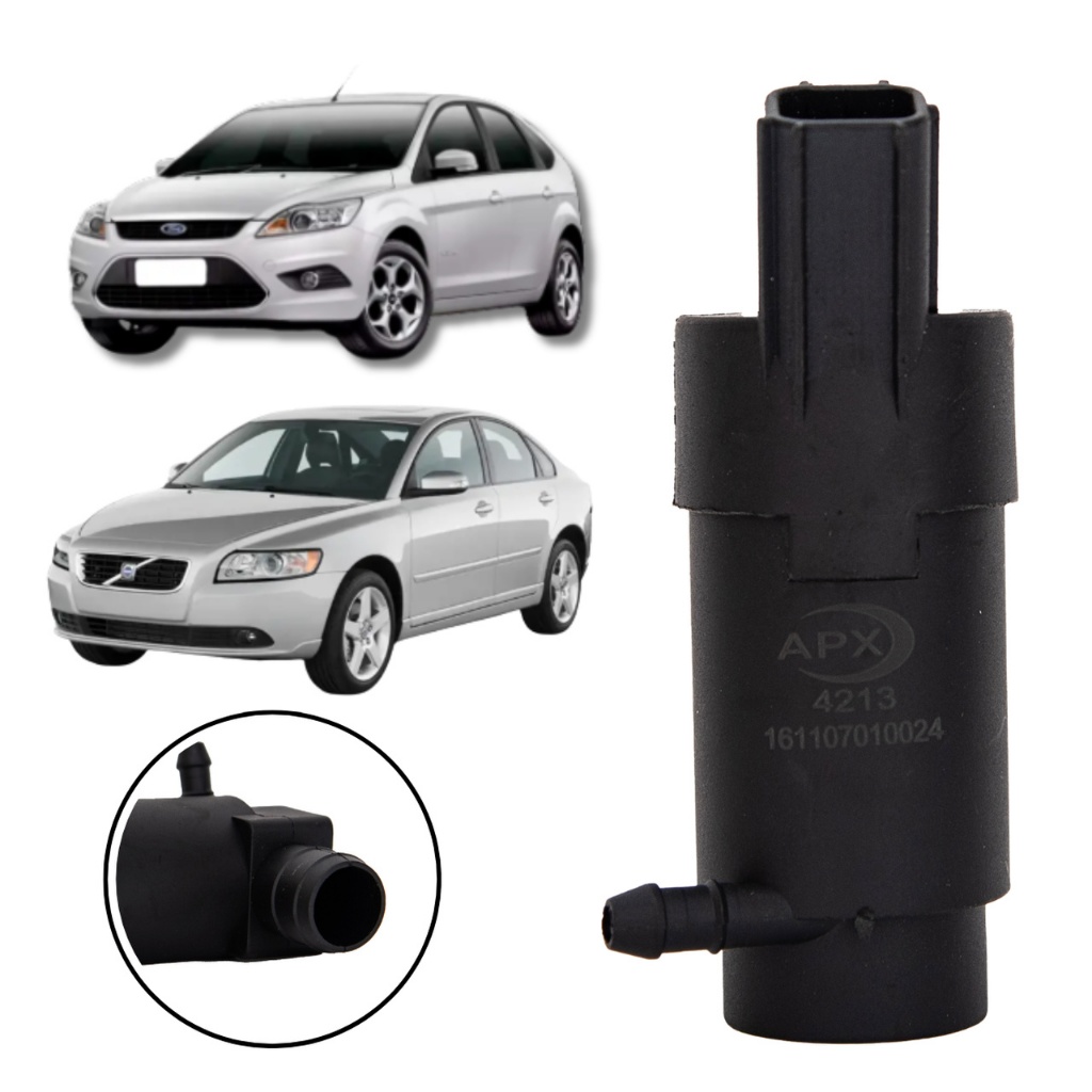 ELETROBOMBA 12V P/ RESERVATÓRIO DO PARA-BRISA FORD FOCUS 2010/ VOLVO S80 em Oferta na Shopee