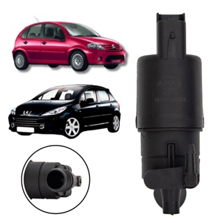ELETROBOMBA 12V P/ RESERVATÓRIO DO PARA-BRISA CITROEN C3 2002/ PEUGEOT 207 em Oferta na Shopee