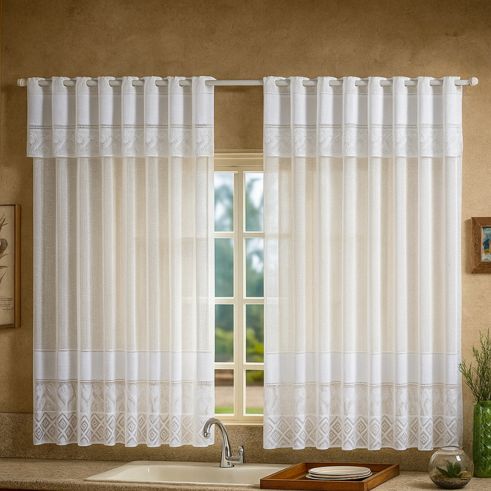 Cortinas Sala com Bando: Onde Comprar | BuscaProdutos