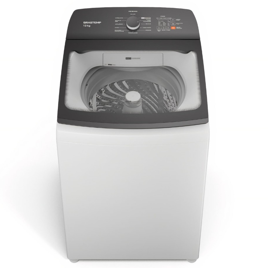 Máquina de Lavar Brastemp 13Kg com Ciclo Tira Manchas Advanced e Ciclo Antibolinha - BWK13AB em Oferta na Shopee