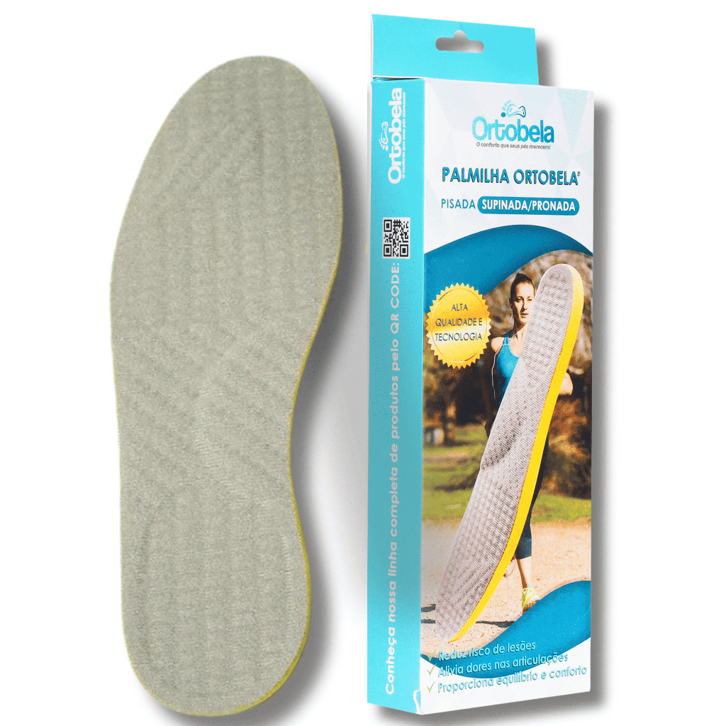 Palmilha Ortopédica Correção De Pisada Pronada | Ortobela®
