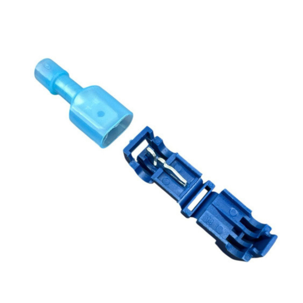 Conector Derivador Engate M/F 0,75-2,5mm 1P 15A 250V Azul Interneed Fiação Segurança Praticidade Casa Apartamento