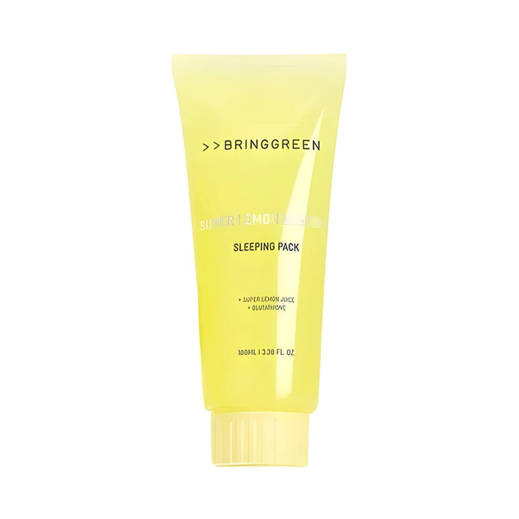 Máscara Hidratante Noturna Super Lemon Glutationa 100mL (+ Espatula de Silicone) BRINGGREEN