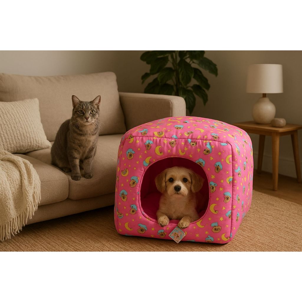 Caminha Pet Toca Iglu Túnel 3 Em 1 Cama Para Cachorro Gato Animais Confortável Lavável em Oferta na Shopee