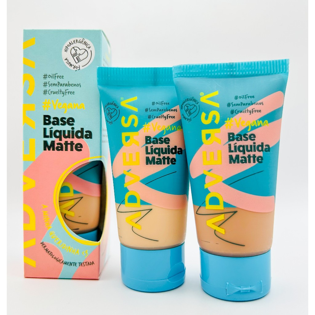 Base Líquida Matte Adversa - Base Vegana 25g
