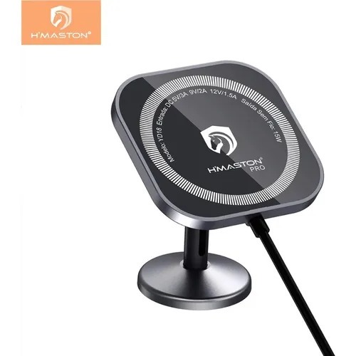 Carregador Veicular sem fio Magnético Carrega por Indução 15W H´Maston yd18