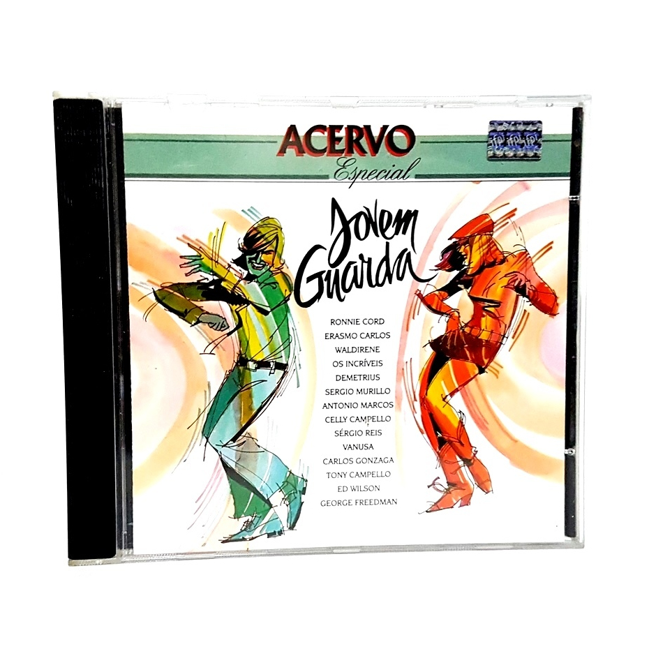 JOVEM GUARDA CD ORIGINAL USADO LEIA VEJA FOTOS ERASMO CARLOS ROBERTO ACERVO BMG