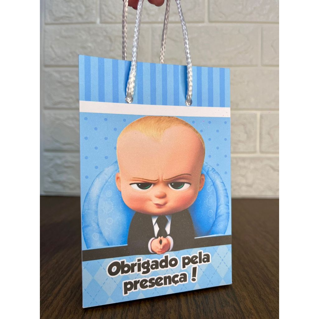 PEGUE E MONTE - Mini Sacolinha Surpresa Personalizada Lembrancinha O Poderoso Chefinho