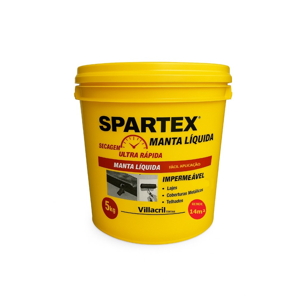 Manta Liquida Tinta Borracha Liquida Acrilica Veda Laje Paredes Cor Branco
