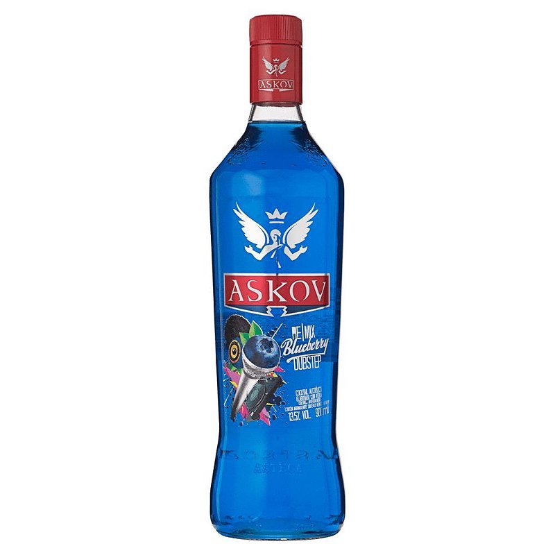 VODKA ASKOV BLUEBERRY 900ML em Oferta na Shopee